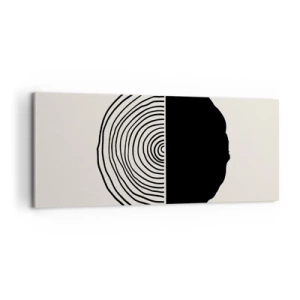 Quadro em tela - Meio a meio - 100x40 cm