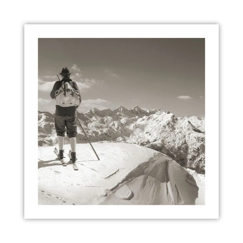 Pôster - E as montanhas são as mesmas - 50x50 cm