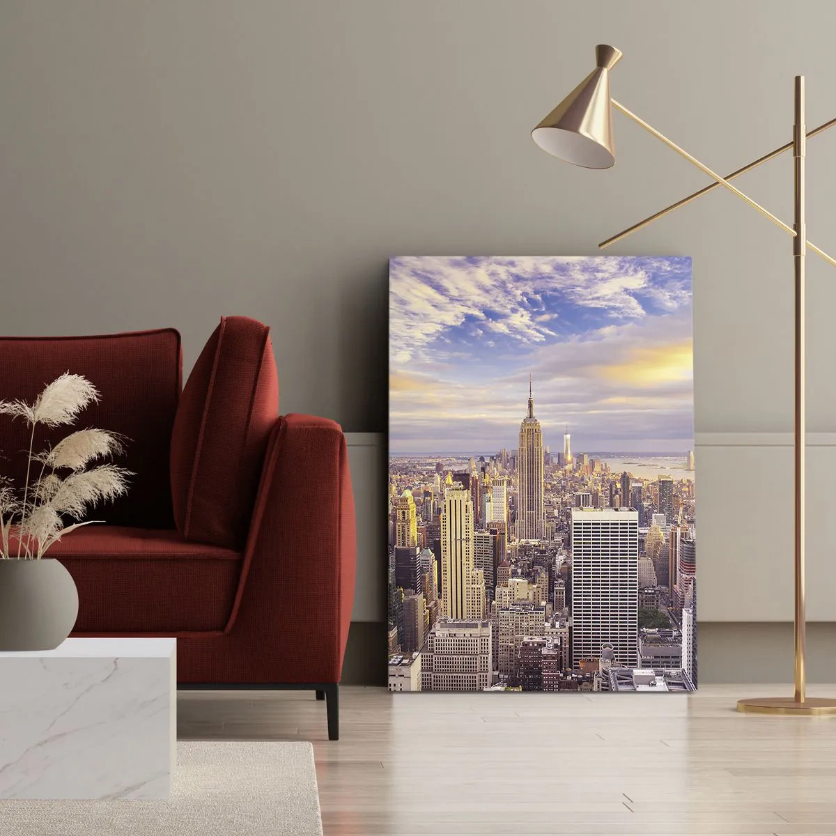 Quadro em tela - Alcançar as nuvens - 70x100 cm