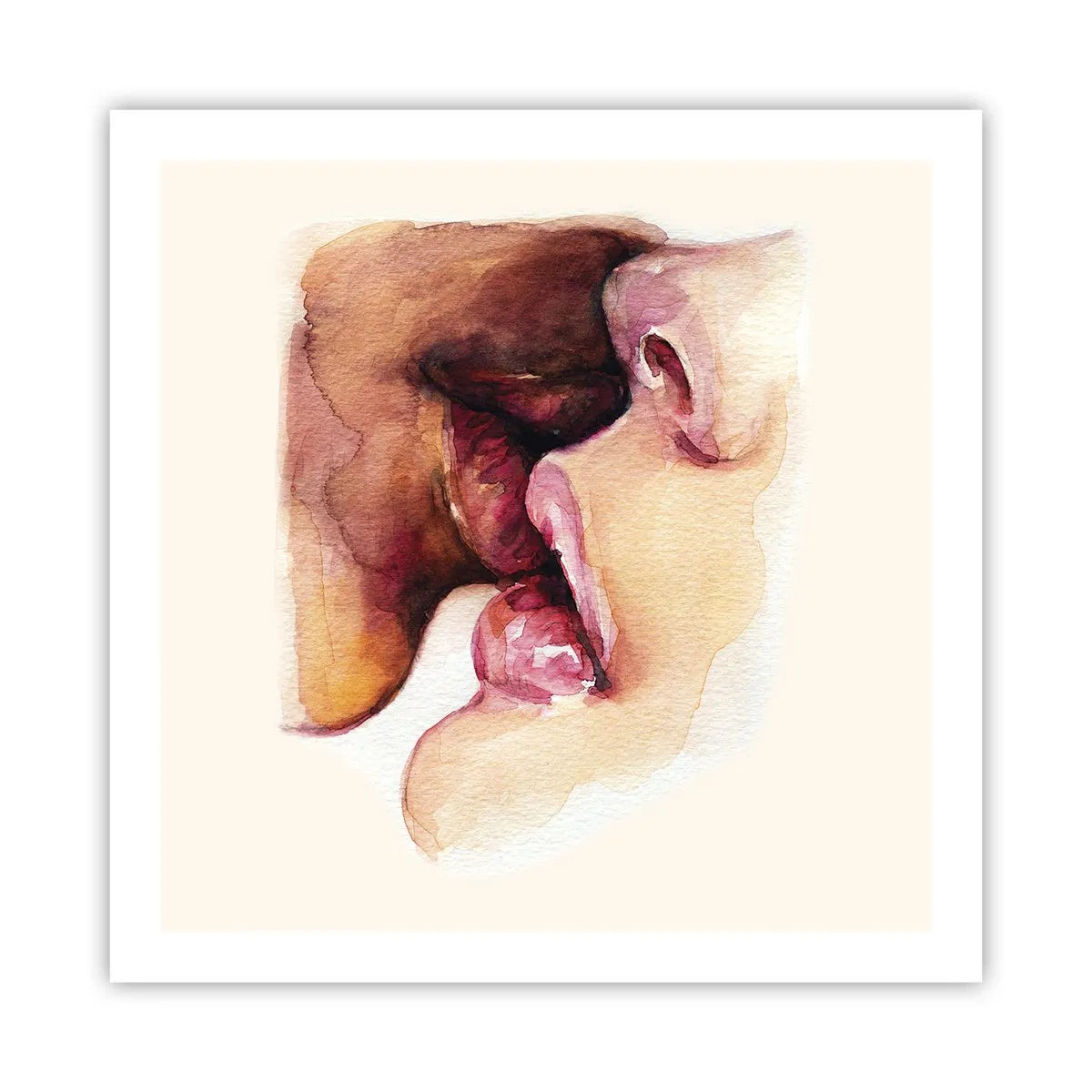 Pôster - Como a noite e o dia, a terra e o céu - 60x60 cm