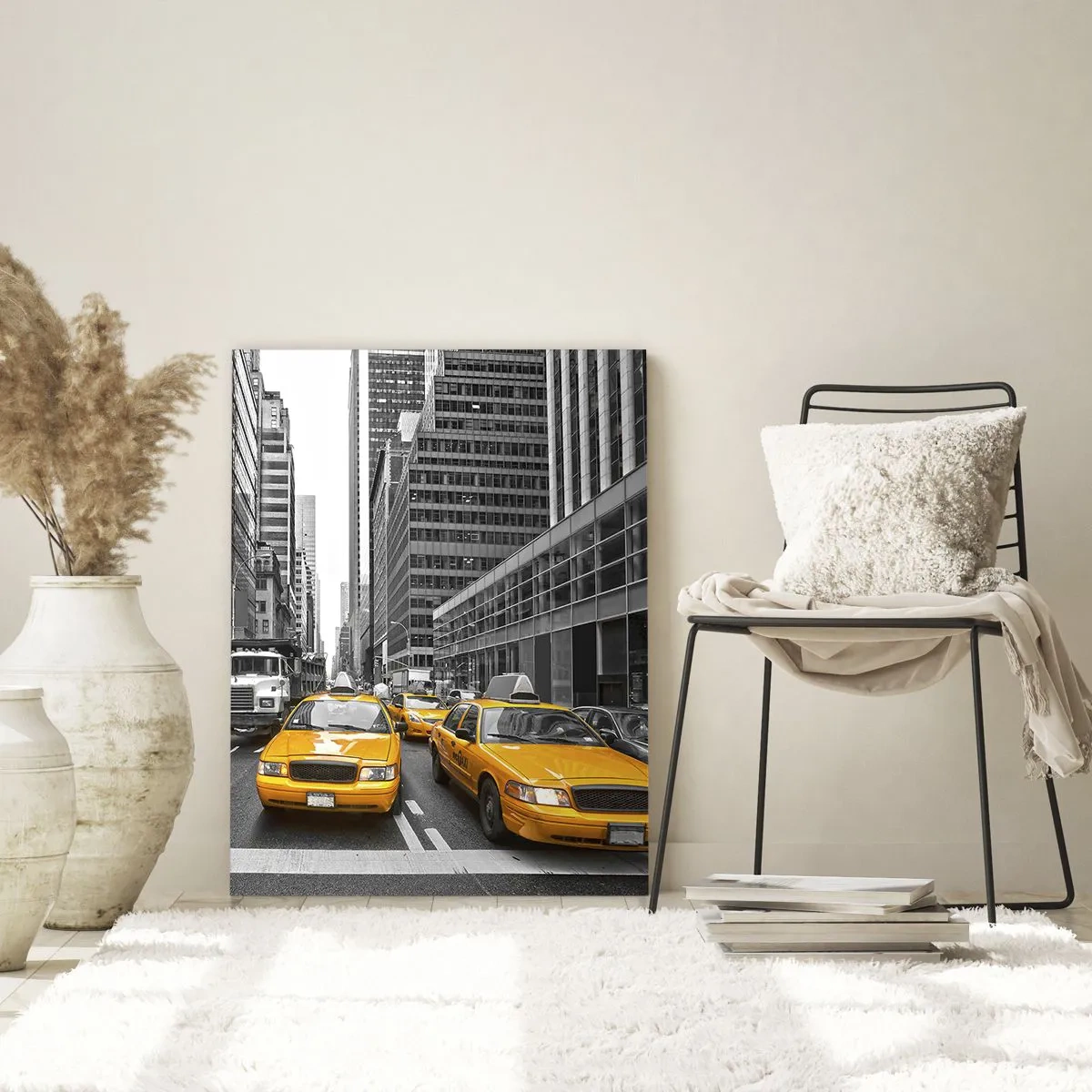Quadro em vidro - Somos a cor da cidade - 50x70 cm
