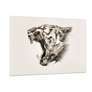 Quadro em vidro - Já sabe quem está no comando - 120x80 cm
