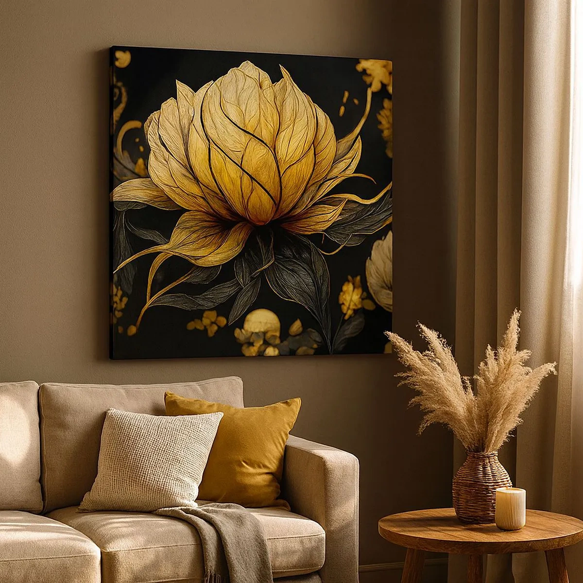 Quadro em tela - Fragilidade sutil - 30x30 cm