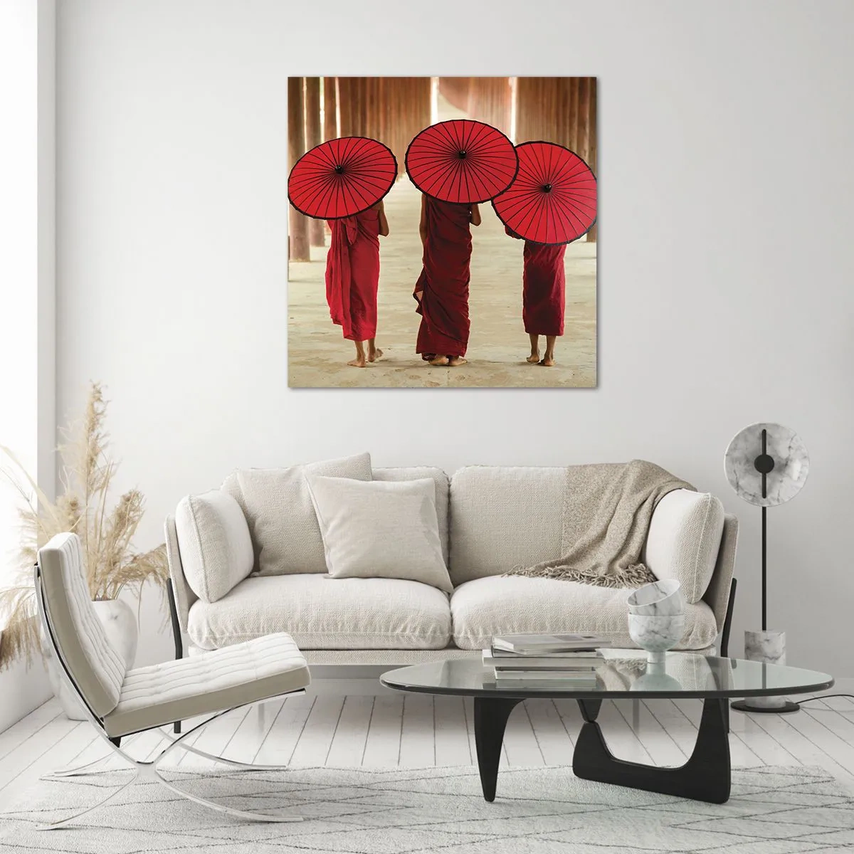 Quadro em vidro - A caminho da Terra Pura - 40x40 cm