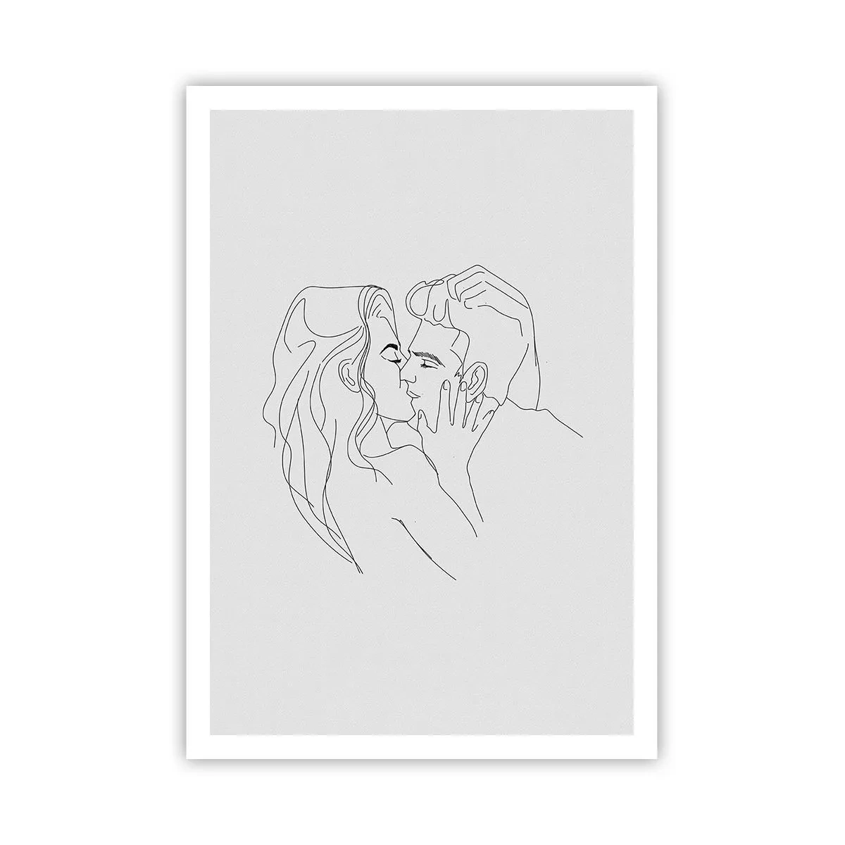 Pôster - Com a mesma linha - 70x100 cm