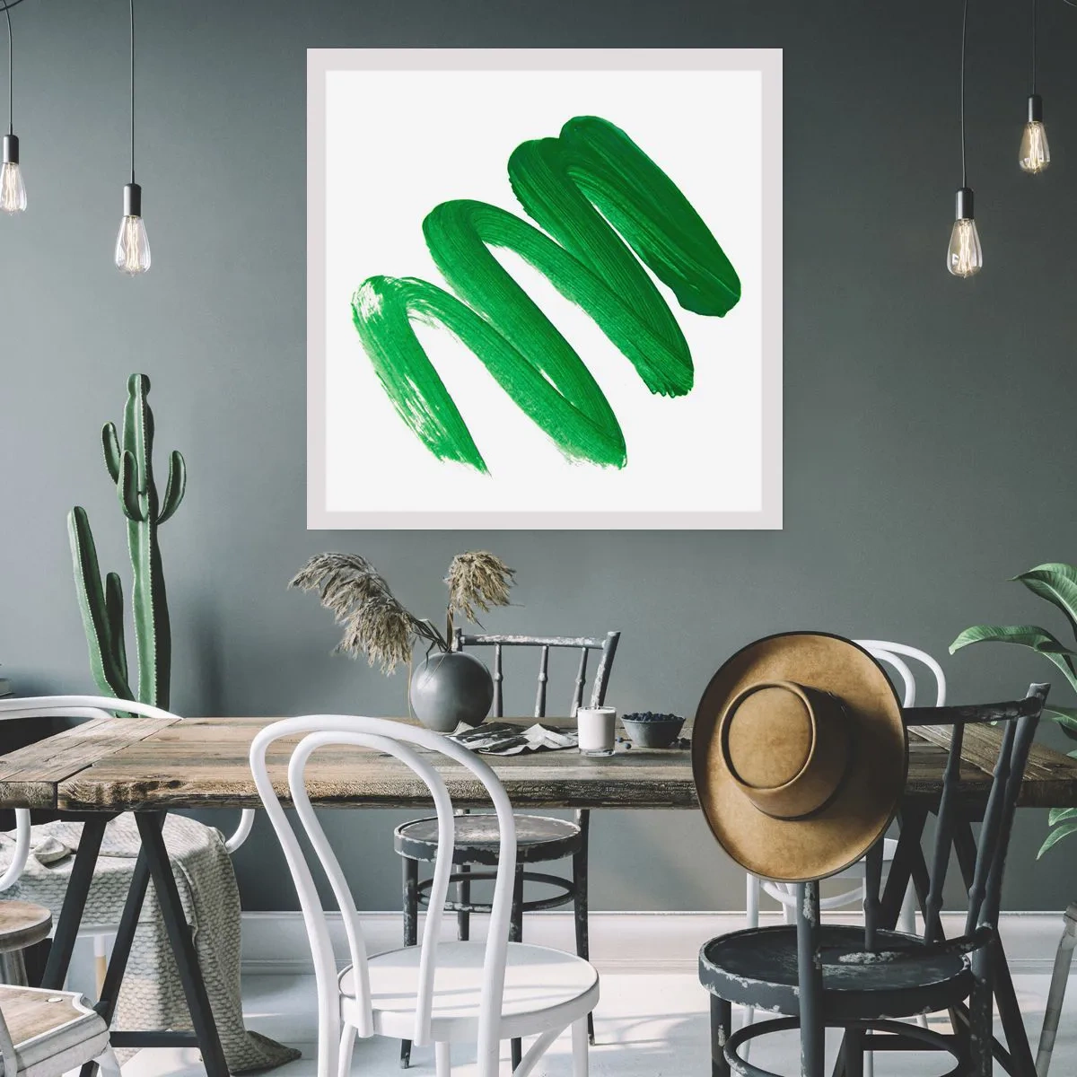 Pôster - Piada verde - 50x50 cm