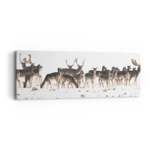 Quadro em tela - O Natal se aproxima? - 90x30 cm