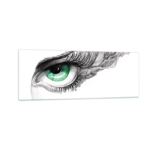 Quadro em vidro - Bonita e pronta para atacar - 140x50 cm