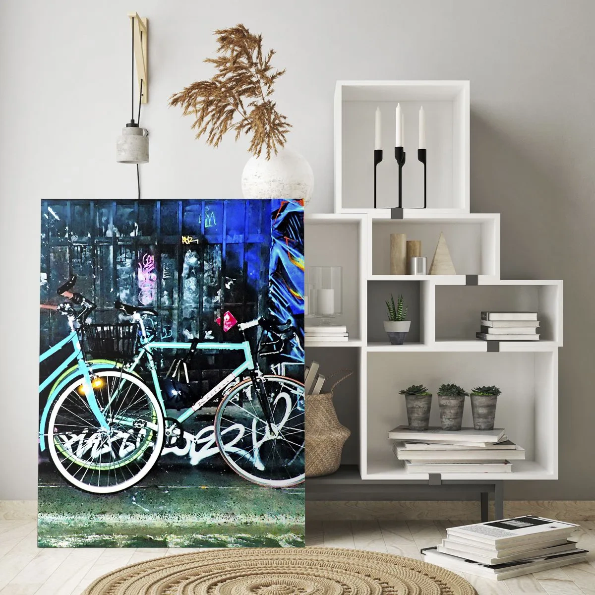 Quadro em vidro - A cidade chama - 50x70 cm