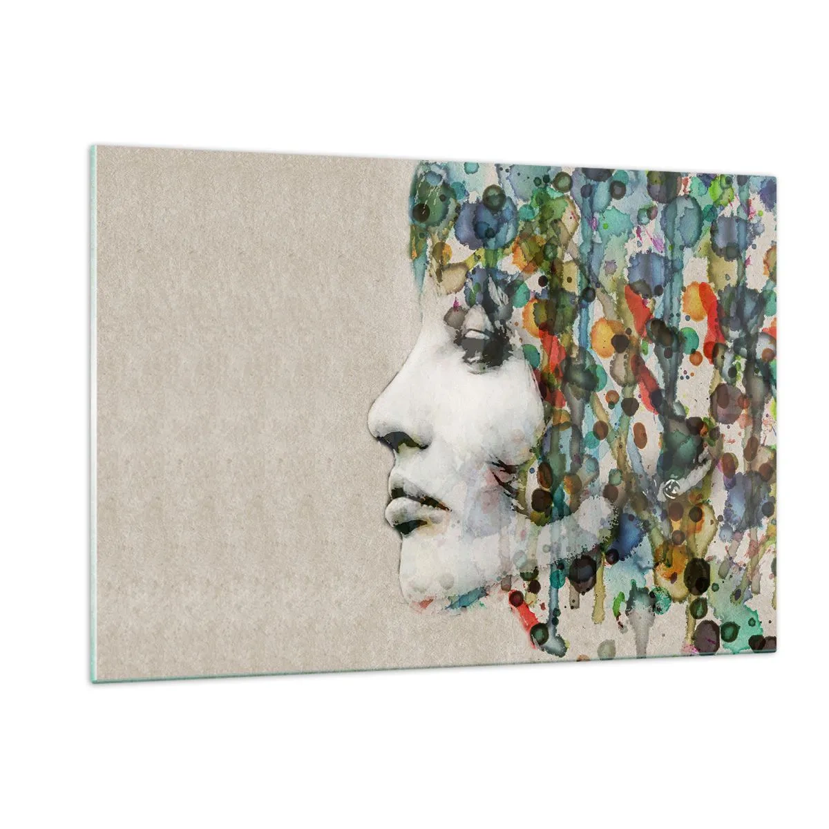 Quadro em vidro - Emergida das cinzas - 120x80 cm