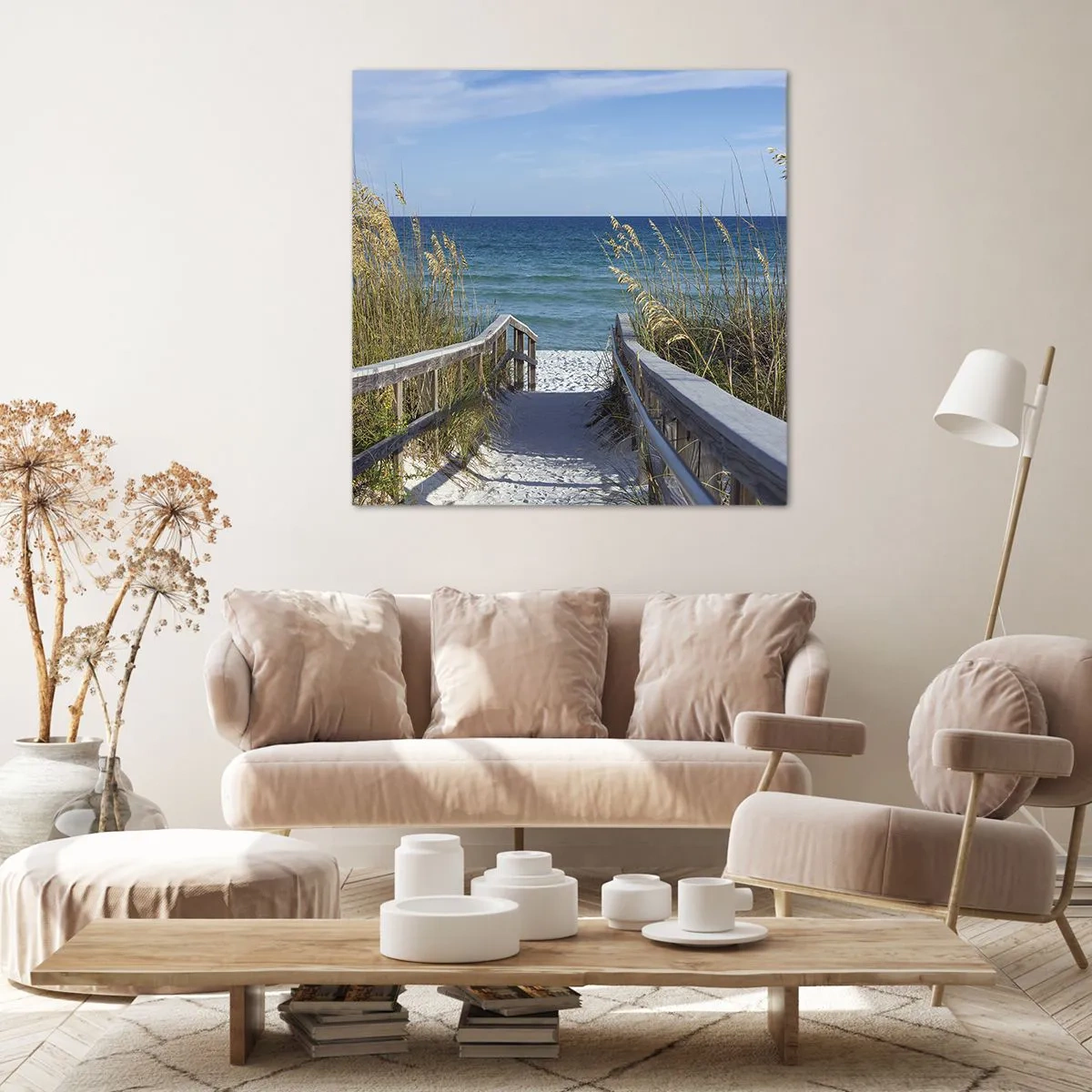 Quadro em tela - Ao sol, ao vento - 70x70 cm