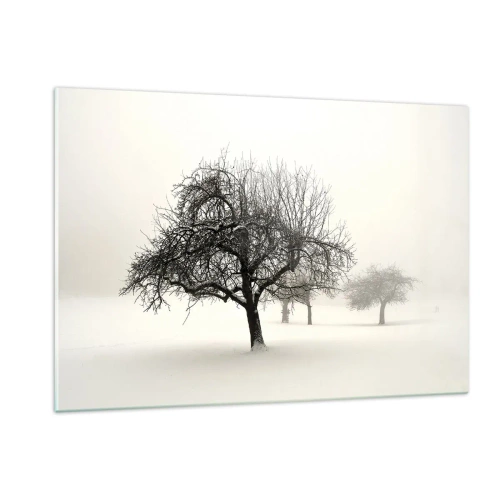 Quadro em vidro - Sono de inverno - 120x80 cm