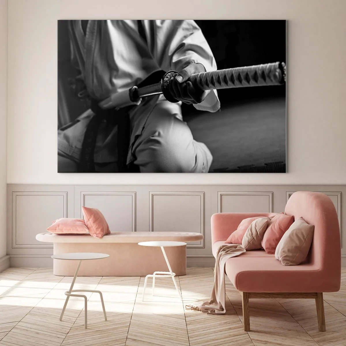 Quadro em vidro - Alma guerreira - 100x70 cm