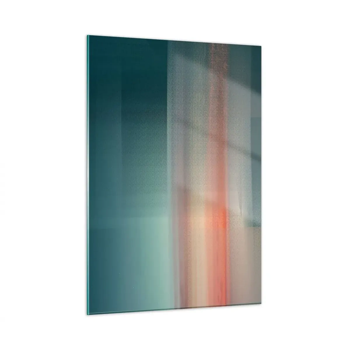Quadro em vidro - Resumo: ondas de luz - 50x70 cm
