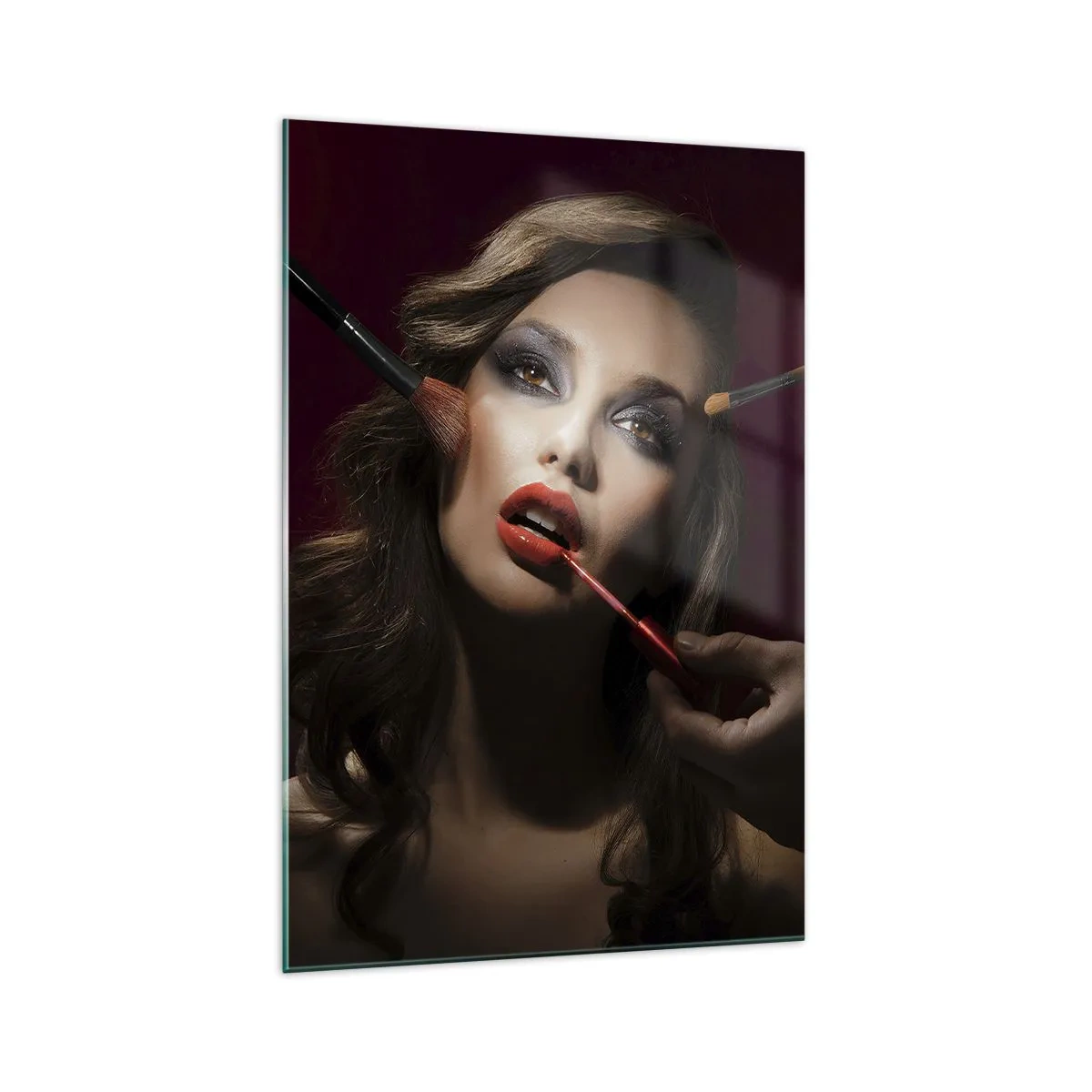 Quadro em vidro - Bela sonhadora - 70x100 cm