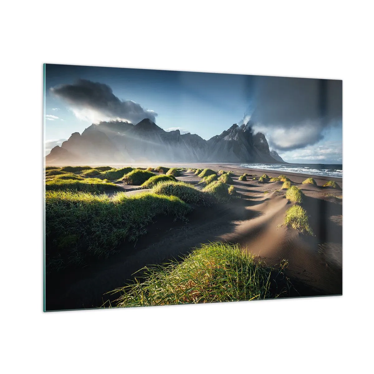 Quadro em vidro - Harmonia dos elementos da natureza - 100x70 cm