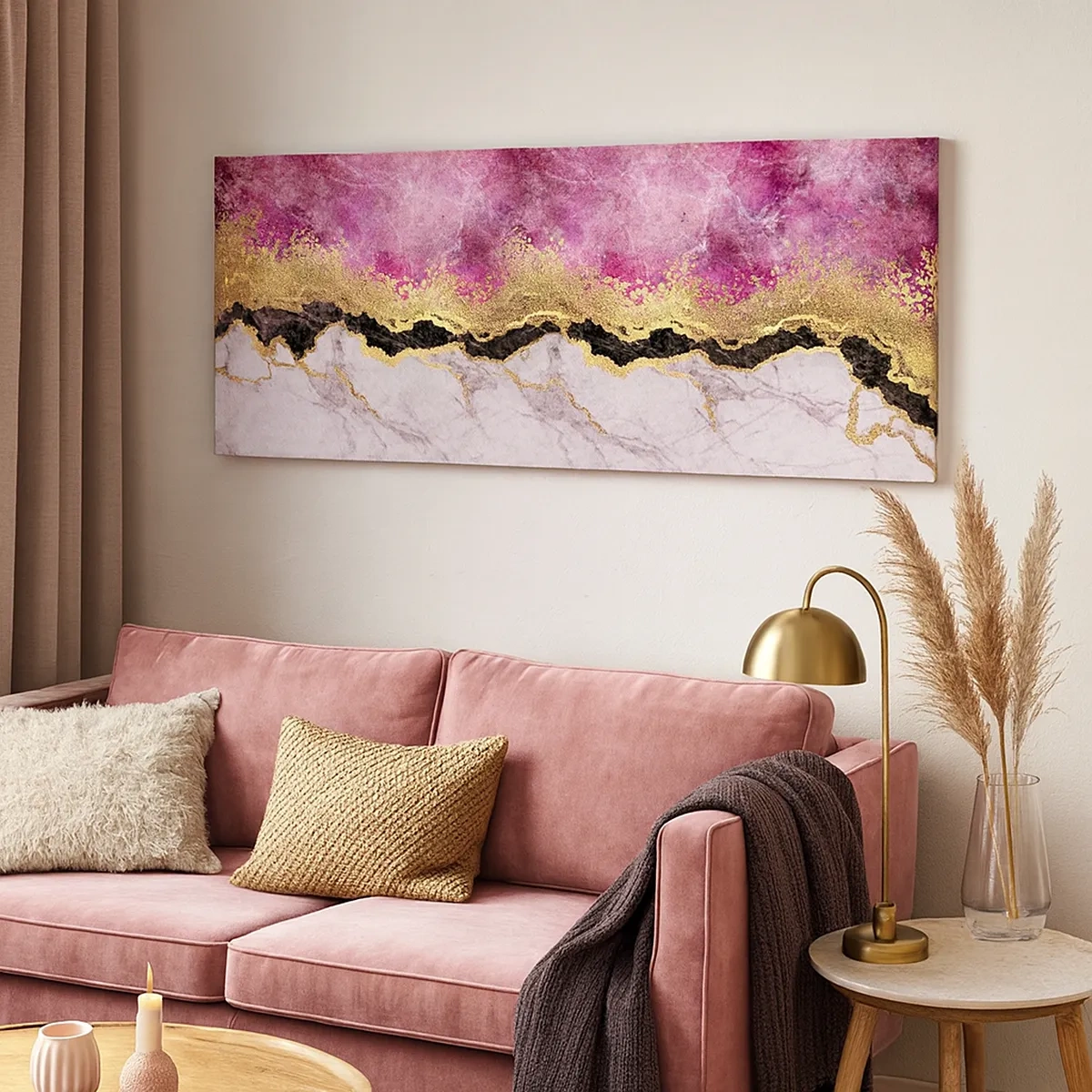 Quadro em tela - Na fronteira - 30x30 cm