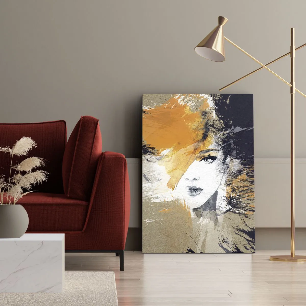 Quadro em tela - E fez-se a luz - 80x120 cm