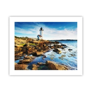 Pôster - Voltem bem, estou à espera - 50x40 cm