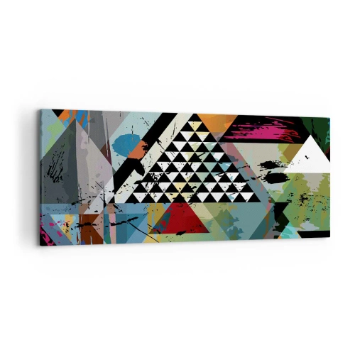 Quadro em tela - Como é simples - 120x50 cm