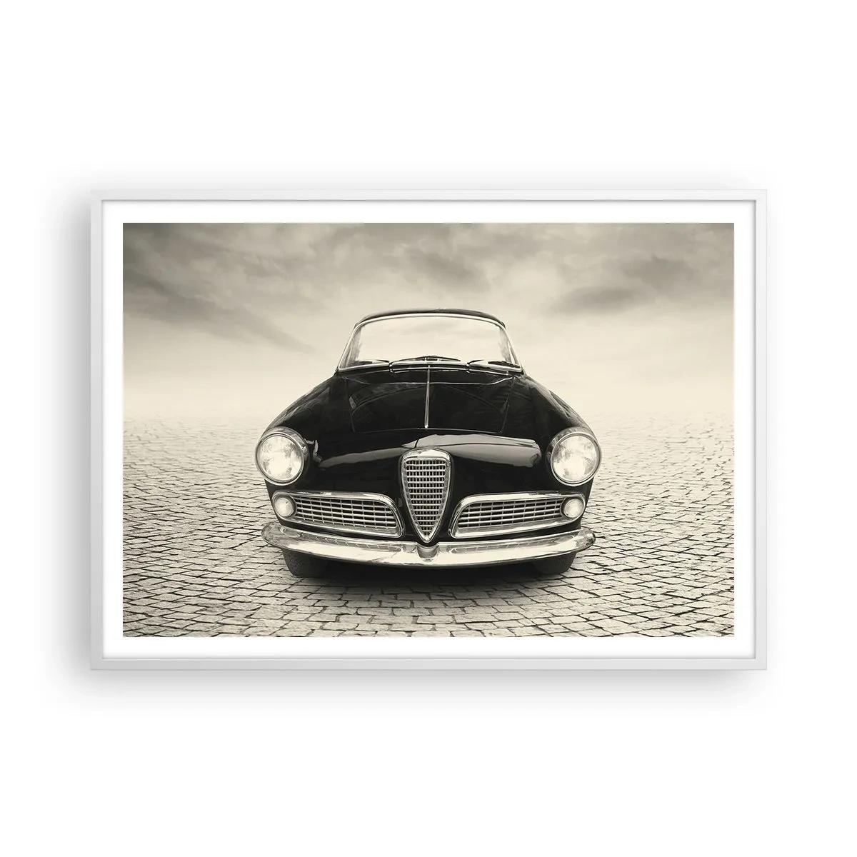 Pôster em moldura branca - E como não me amar? - 100x70 cm