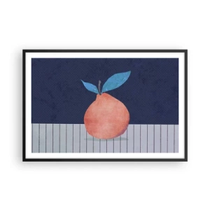 Pôster com moldura preta - Convexidade e plano - 91x61 cm