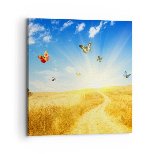 Quadro em tela - E como não amar o verão? - 70x70 cm