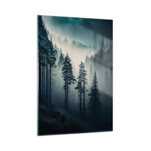 Quadro em vidro - Manhã de montanha - 50x70 cm