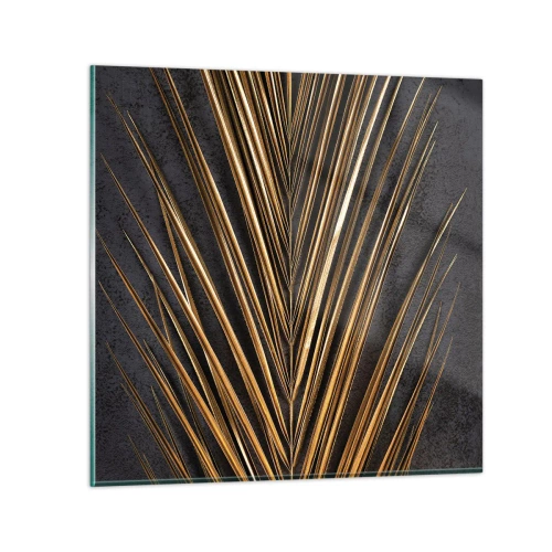 Quadro em vidro - Ouro dos trópicos - 70x70 cm