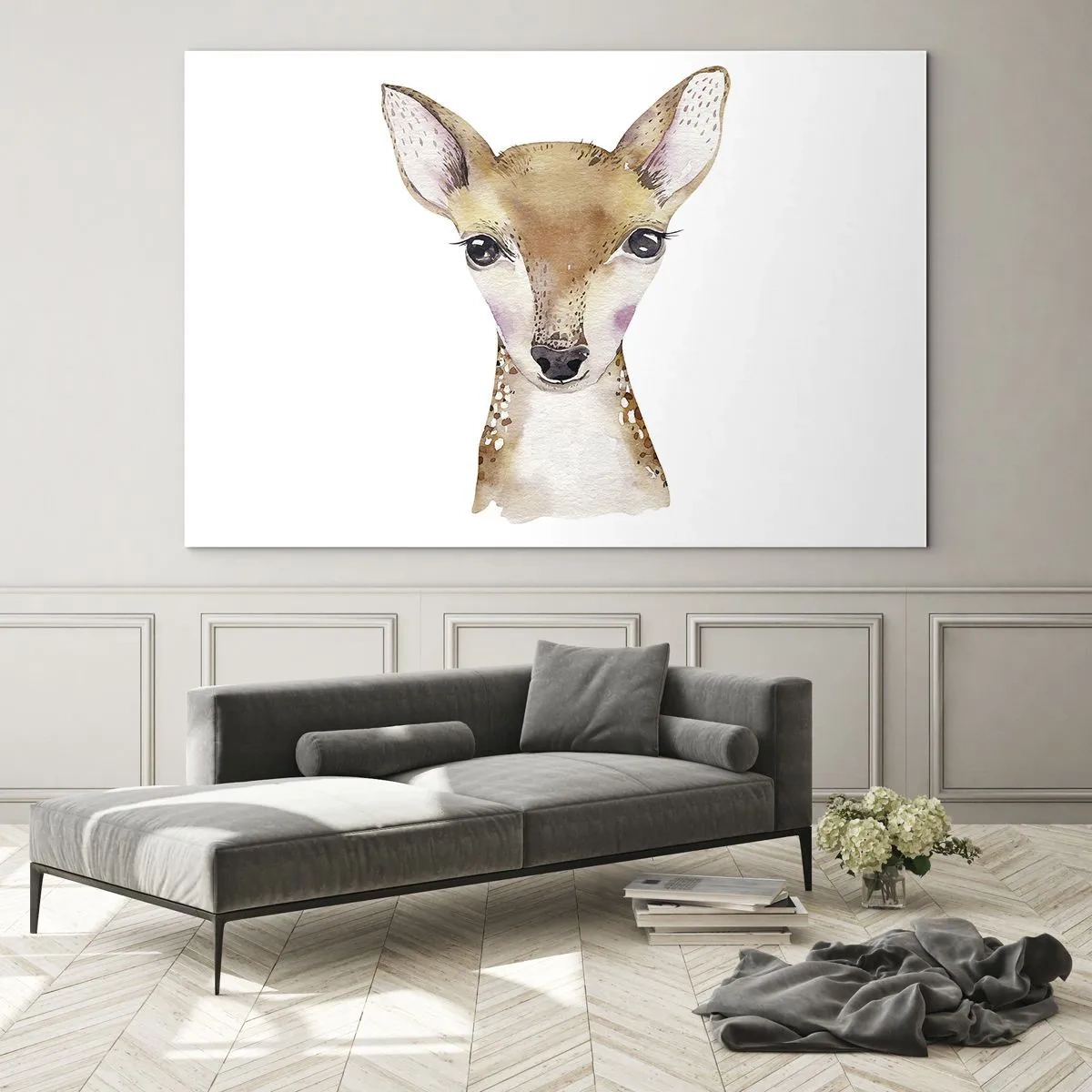 Quadro em vidro - A Natureza da Inocência - 120x80 cm