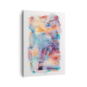 Quadro em tela - Uma bagunça colorida - 50x70 cm