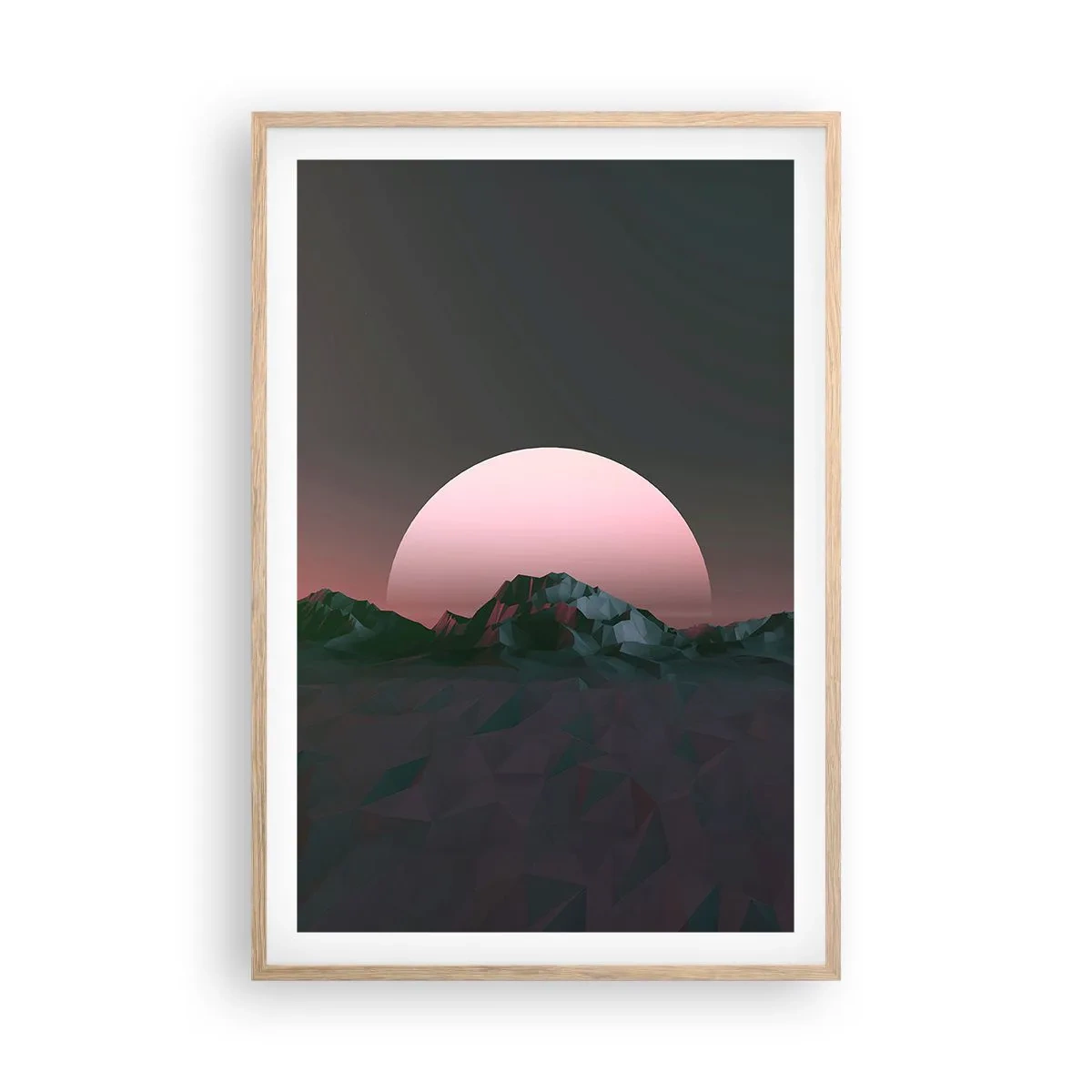 Pôster com moldura de carvalho claro - Numa galáxia vizinha - 61x91 cm