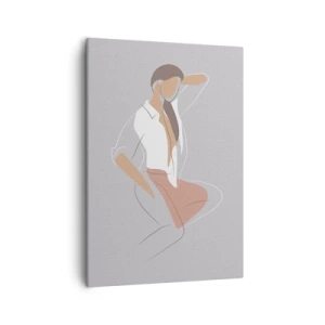 Quadro em tela - O esboço do encanto - 50x70 cm