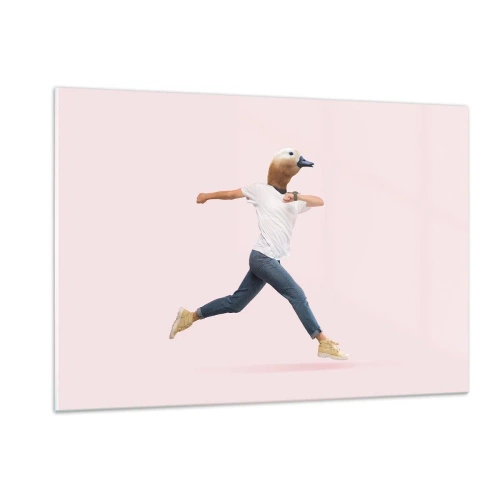 Quadro em vidro - Uma pitada de absurdo - 120x80 cm