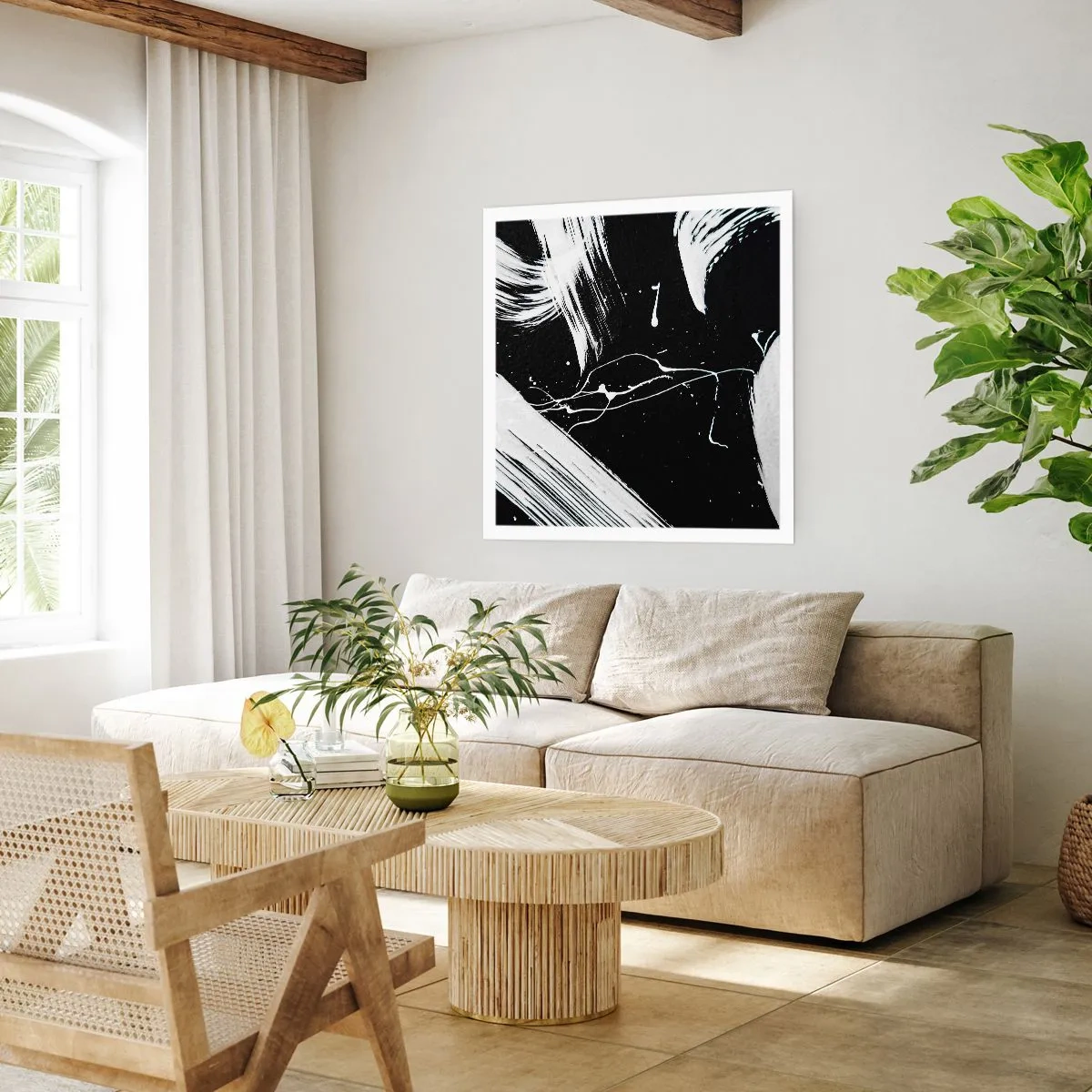 Pôster - Quebrar a escuridão - 40x40 cm