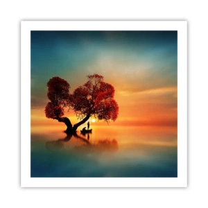 Pôster - A distância e o silêncio do mundo - 60x60 cm