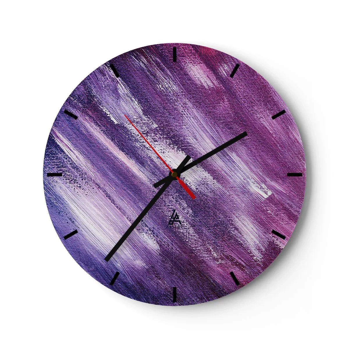 Relógio de parede - Relógio em vidro - Quando o vento sopra - 30x30 cm