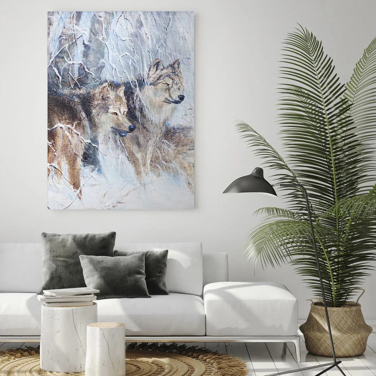 Quadro em vidro - Atenção! Está a vir... - 50x70 cm