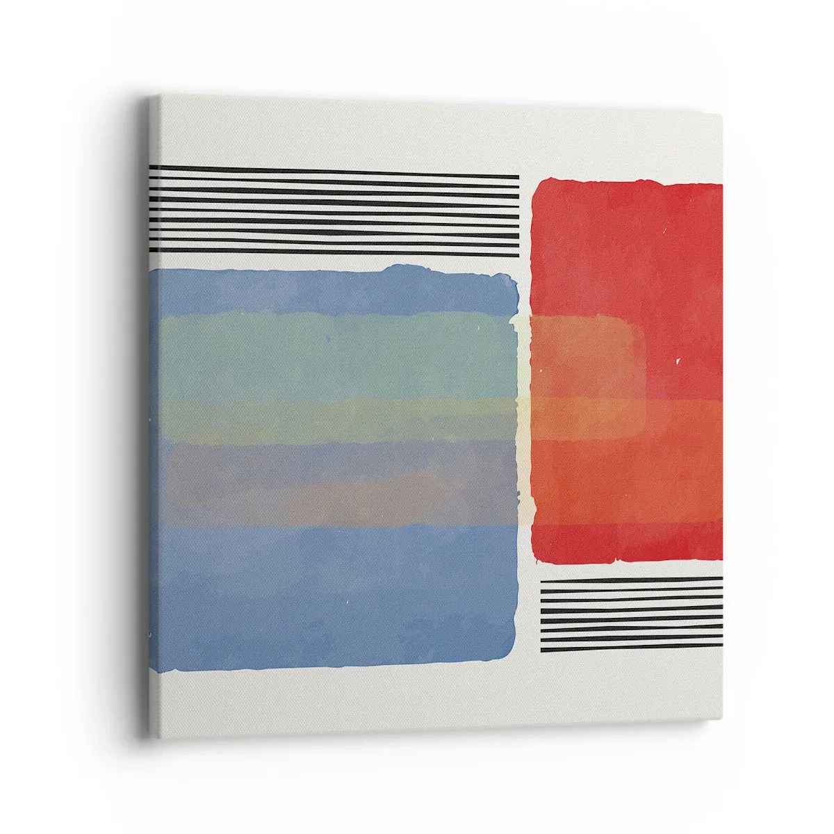 Quadro em tela - A alma da geometria - 40x40 cm