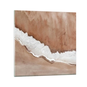 Quadro em vidro - Nas cores da terra - 40x40 cm