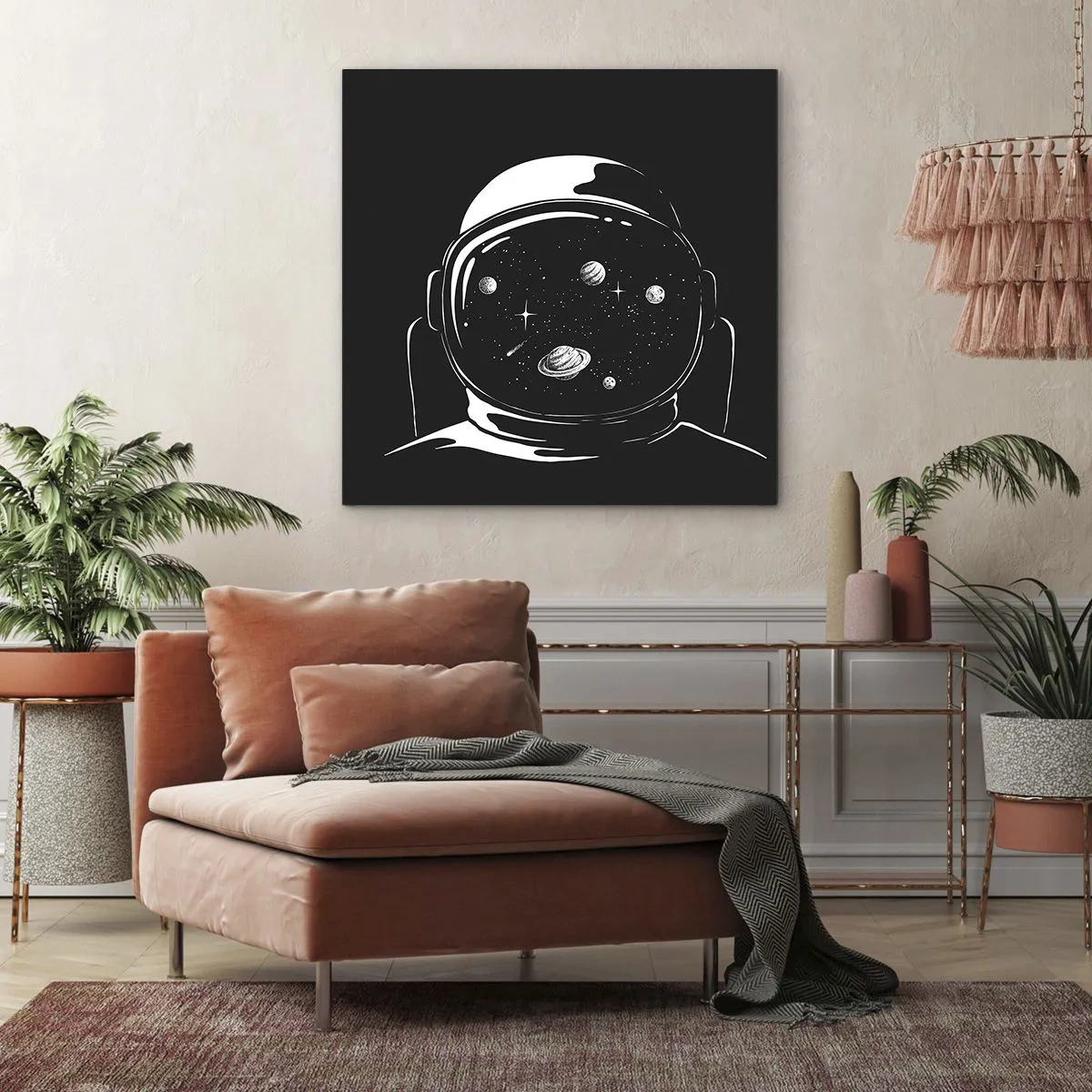 Quadro em tela - Bela Vista - 30x30 cm