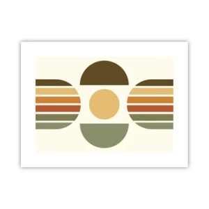 Pôster - Em tons terrosos - 40x30 cm