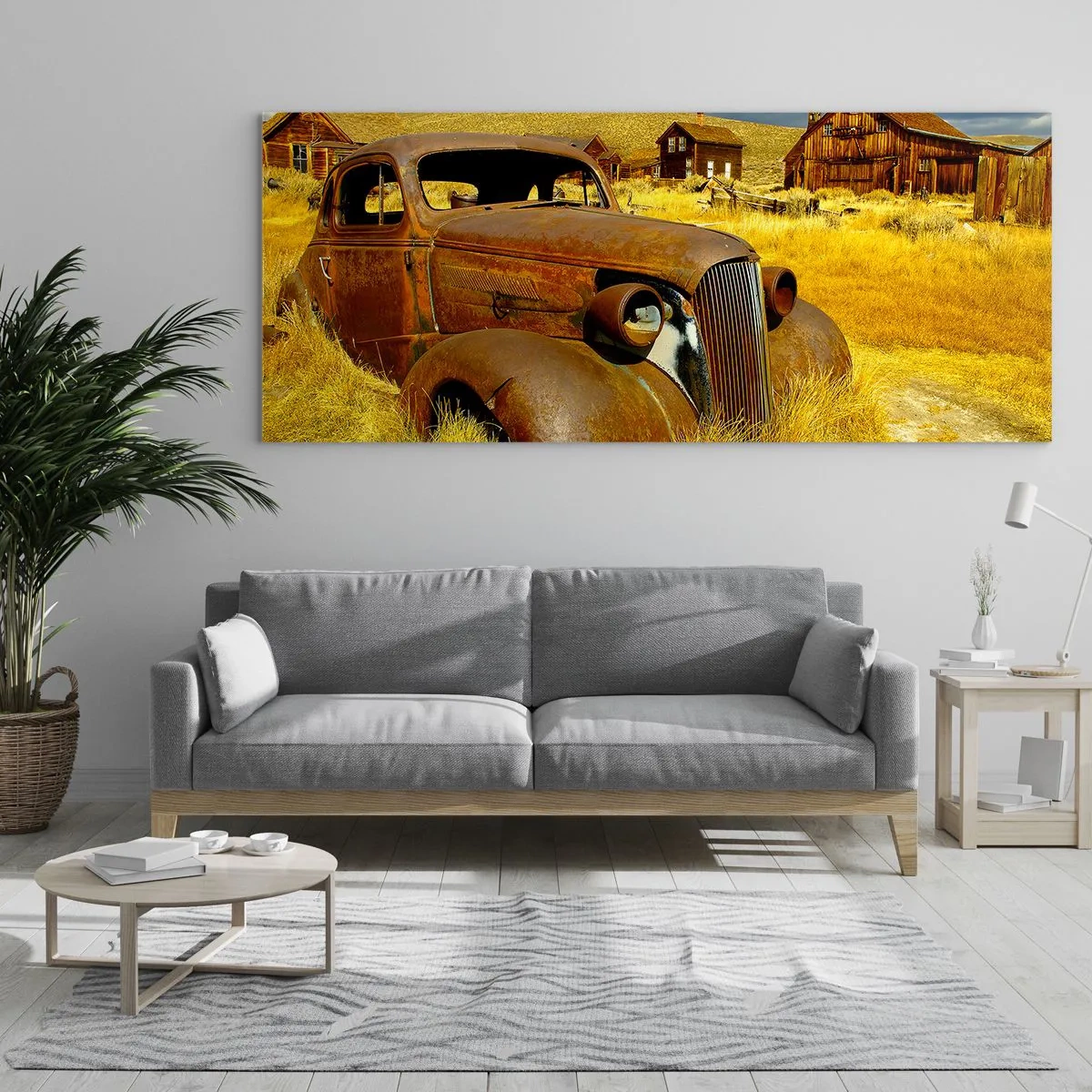 Quadro em vidro - Um merecido descanso - 140x50 cm
