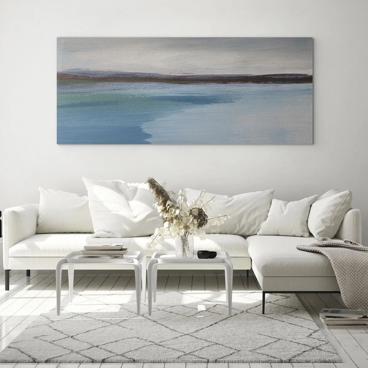 Quadro em vidro - Paisagem horizontal - 100x40 cm