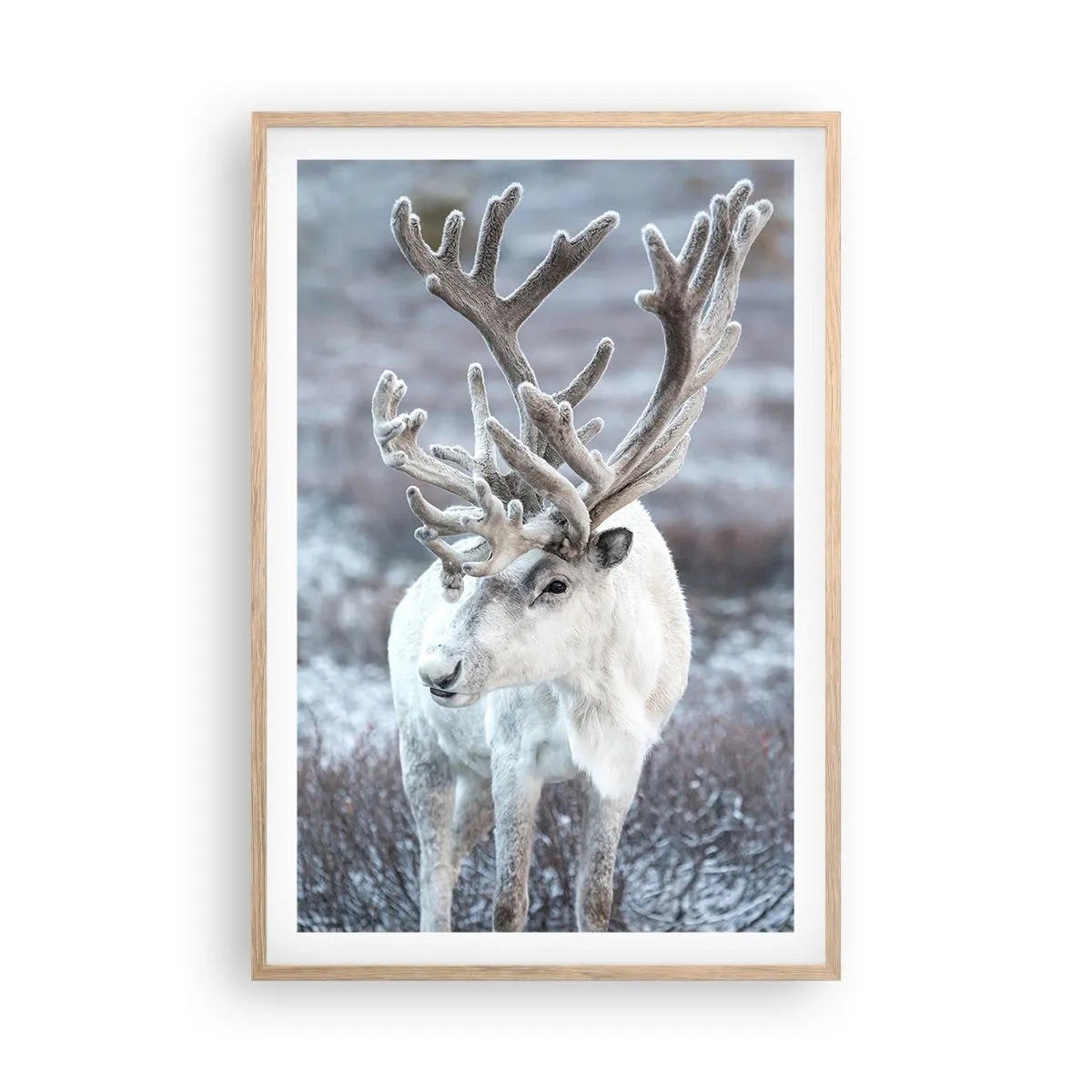 Pôster com moldura de carvalho claro - Retrato ao sol - 61x91 cm