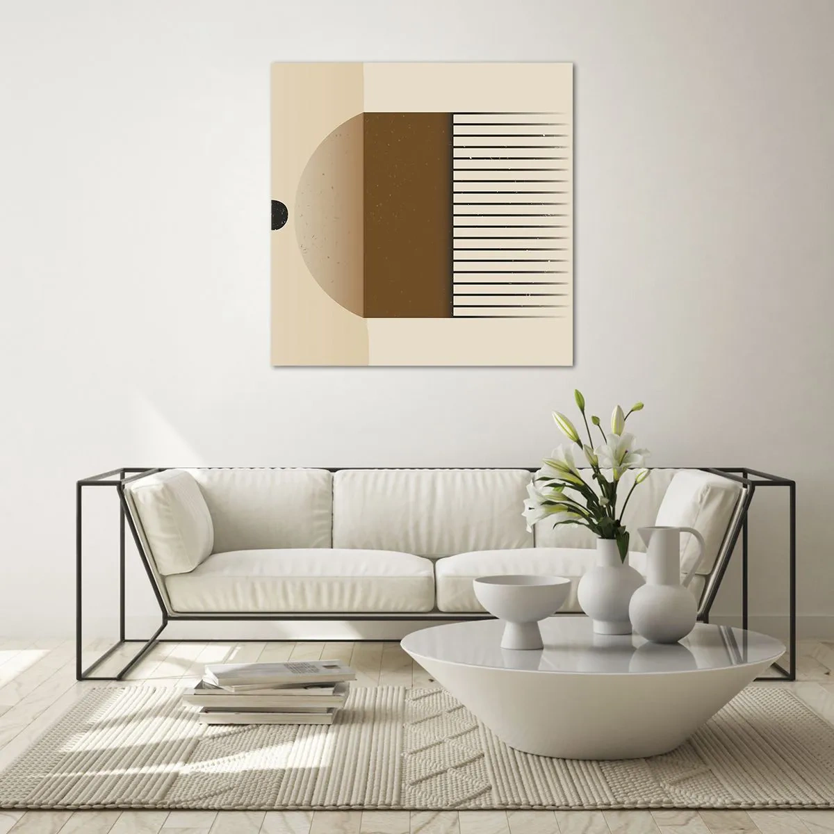 Quadro em vidro - Diferentes estados - 50x50 cm