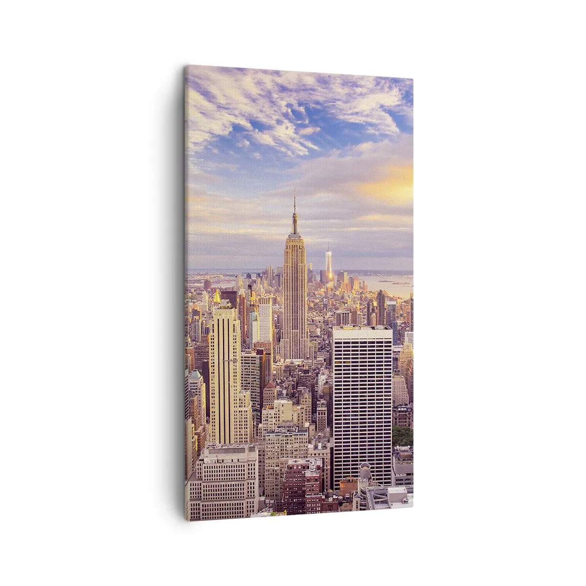 Quadro em tela - Alcançar as nuvens - 45x80 cm