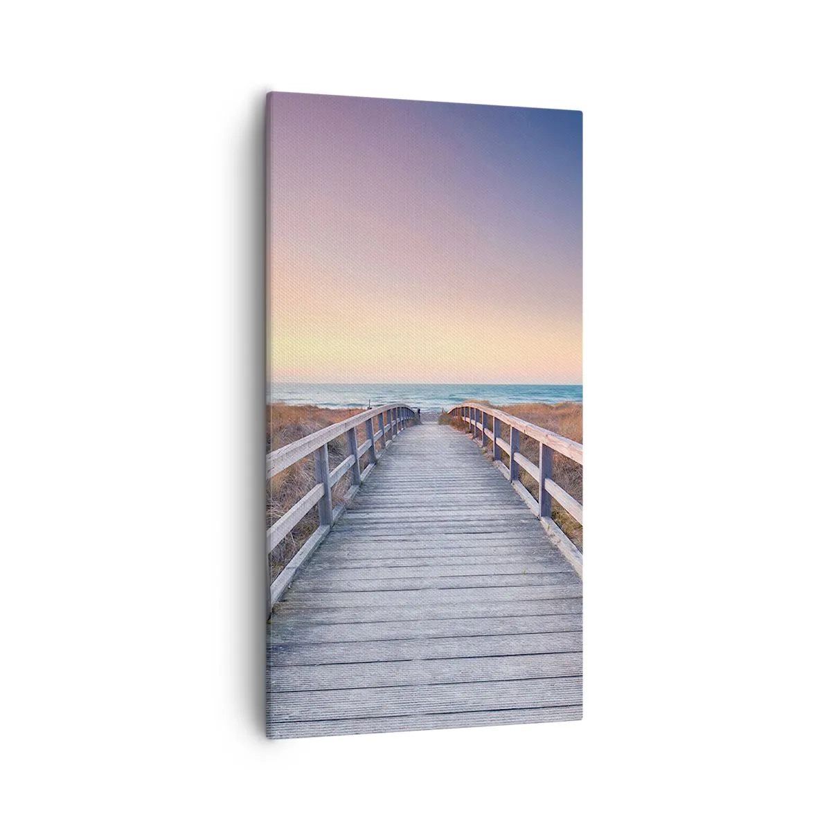 Quadro em tela - Aurora da noite do Báltico - 55x100 cm