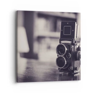 Quadro em tela - A magia da fotografia antiga - 40x40 cm