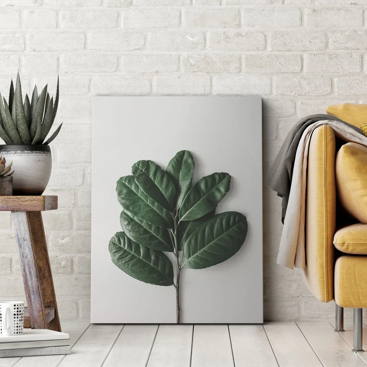 Quadro em tela - Desenho da própria natureza - 50x70 cm